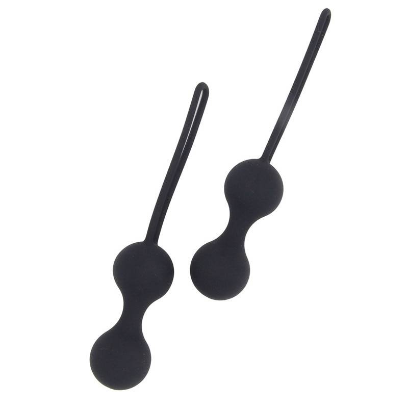 Eco-Friendly Silicone Kegel Ball Adult Products cb5feb1b7314637725a2e7: Black|Pink|Purple