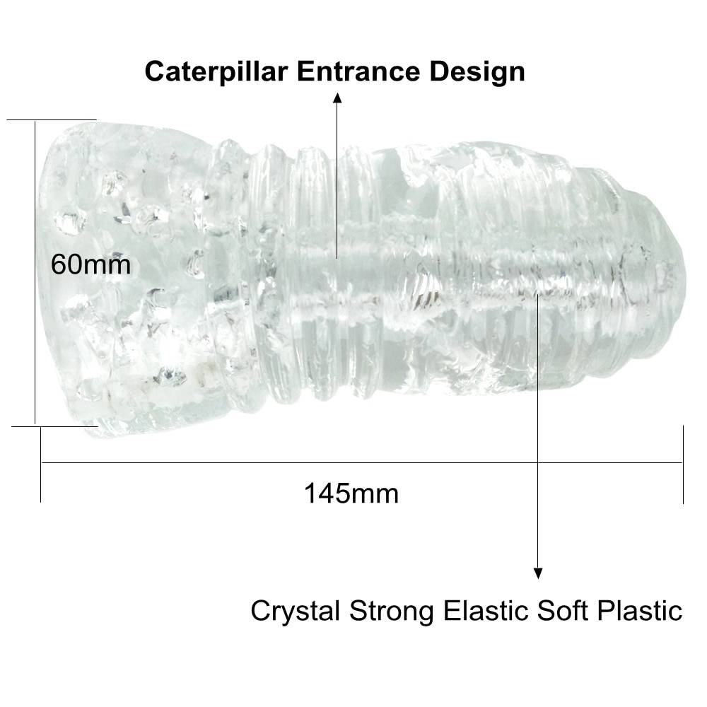 Transparent Design Pocket Male Masturbator