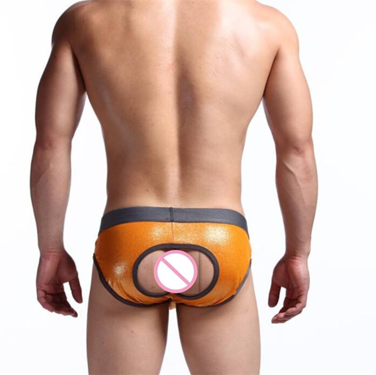 Erotic Crotchless Leather Men’s Briefs Adult Products cb5feb1b7314637725a2e7: Black|Gray|Orange|Red|White|Yellow