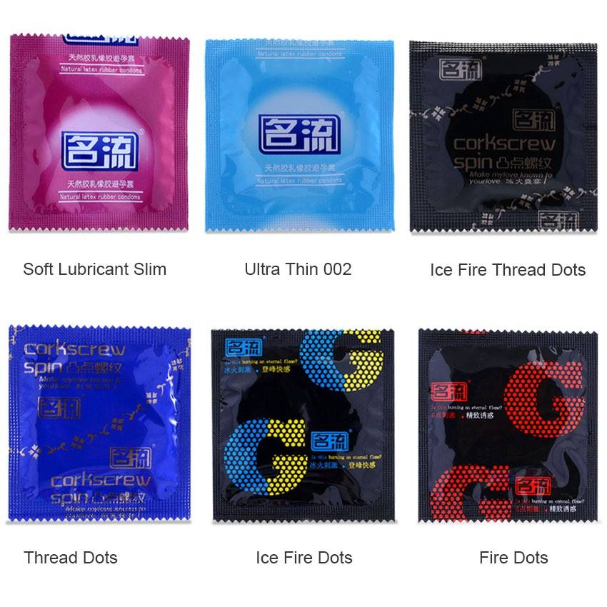 6 Mixed Types Condoms 96 Pcs Set
