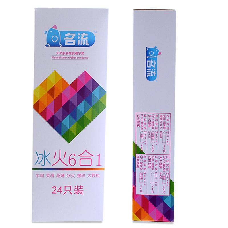 6 Mixed Types Condoms 96 Pcs Set