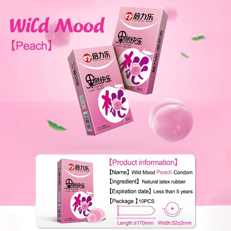 Fruit Flavor Condoms 10 Pcs Set