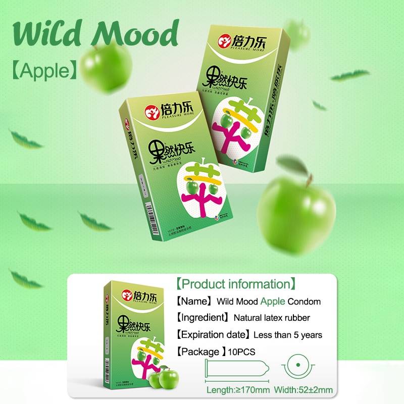 Fruit Flavor Condoms 10 Pcs Set