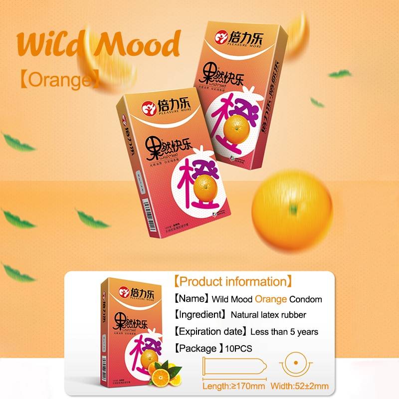 Fruit Flavor Condoms 10 Pcs Set