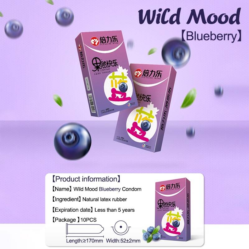 Fruit Flavor Condoms 10 Pcs Set