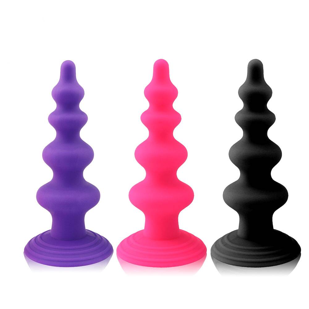 Anal Dildo Plug in Multiple Colors Adult Products cb5feb1b7314637725a2e7: Black|Pink|Purple
