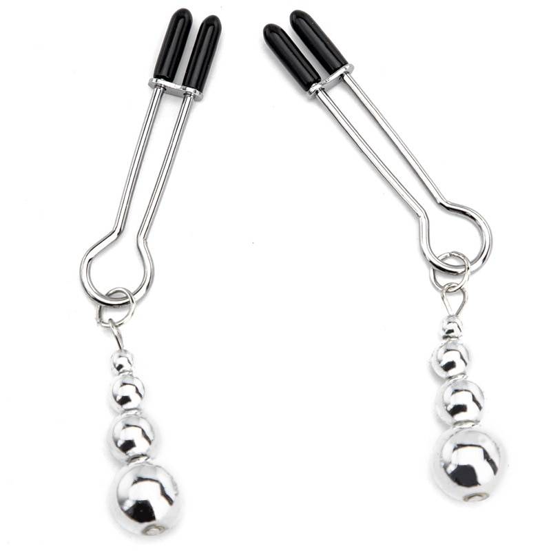 BDSM Metal Nipple Clamps 2 Pcs Set Adult Products Brand Name: NoEnName_Null