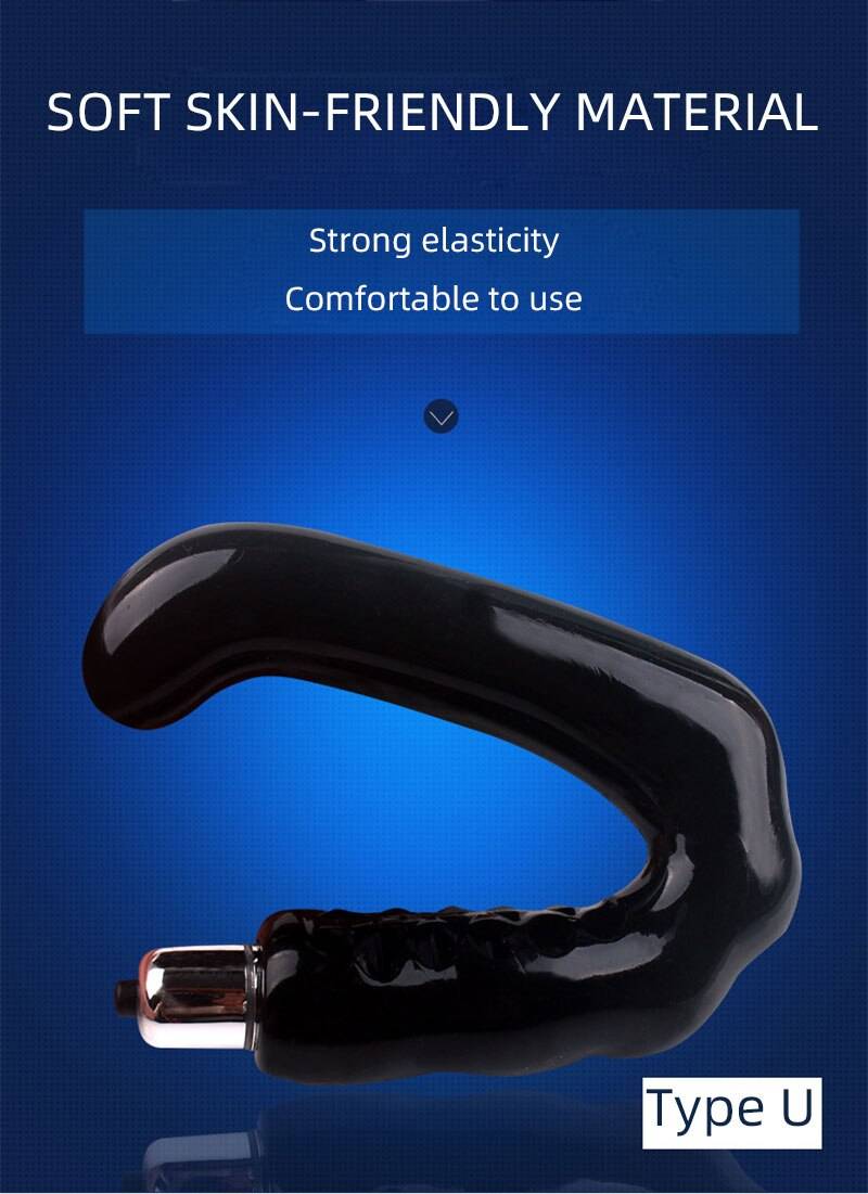 Black Design 2 in 1 Anal Vibrator
