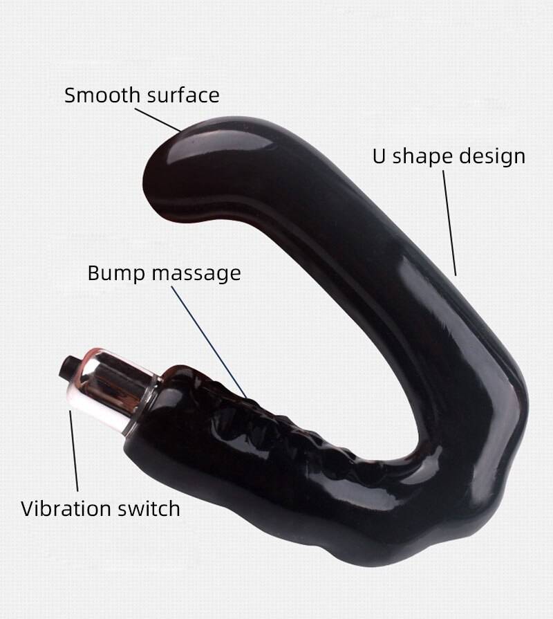 Black Design 2 in 1 Anal Vibrator