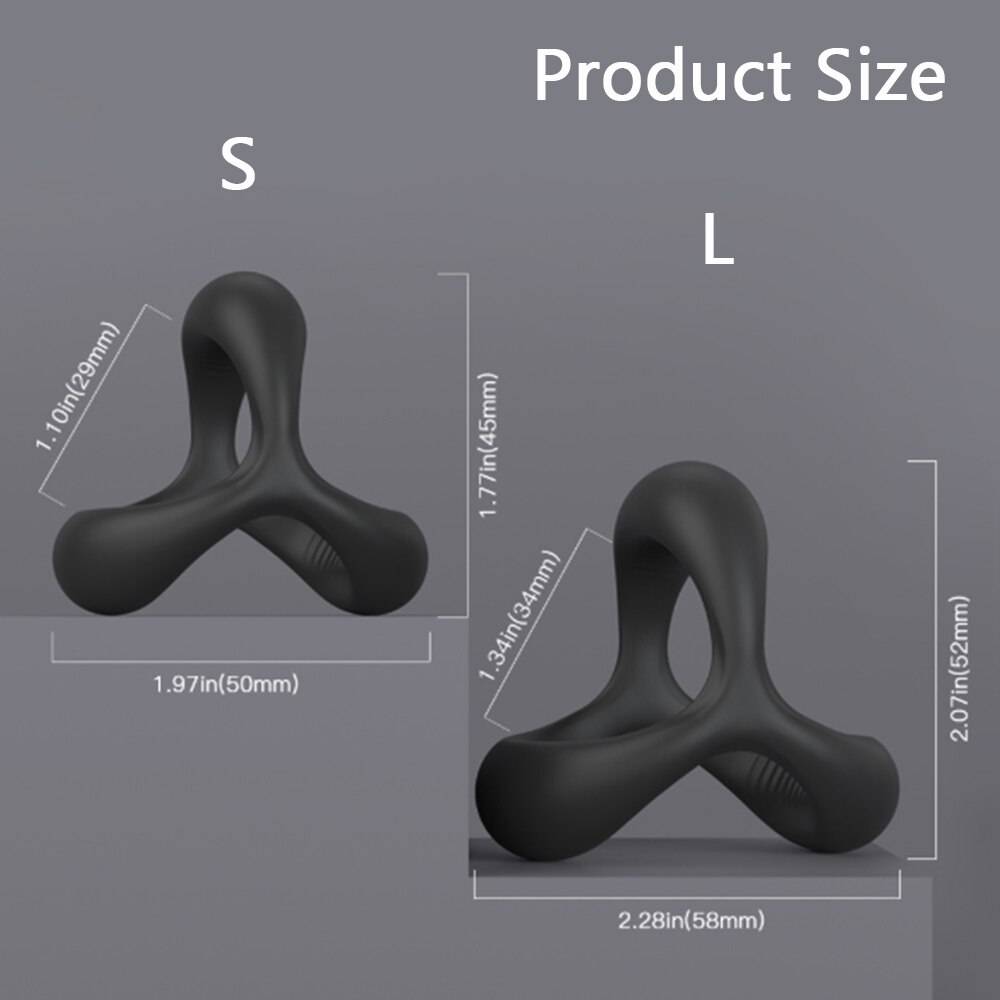 Black Men's Penis Cock Ring