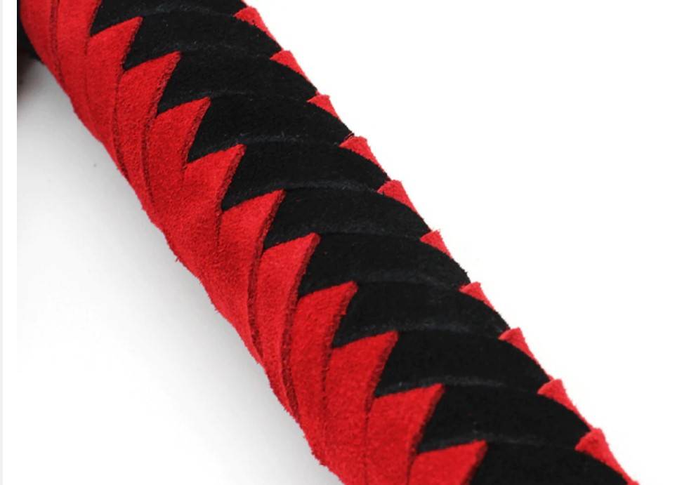 Black and Red Horse Whip Adult Products