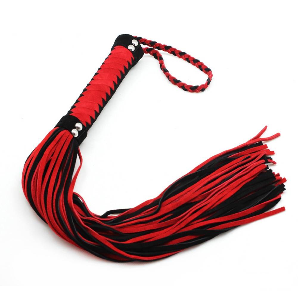 Black and Red Horse Whip Adult Products