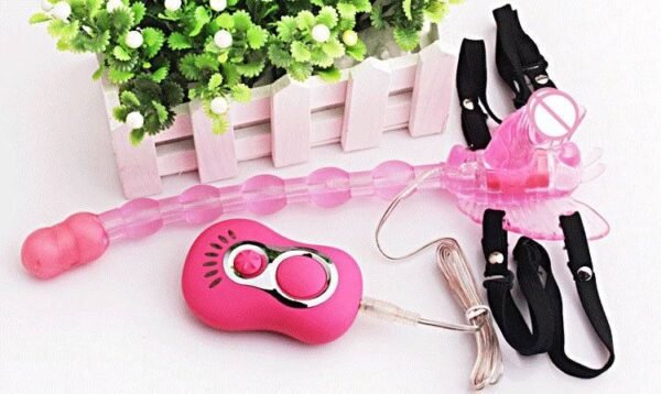 Butterfly Design Double Satisfaction 7 Speed Strap-On Dildo Adult Products Butterfly Design Double Satisfaction 7 Speed Strap-On Dildo Adult Products Material: Silicone