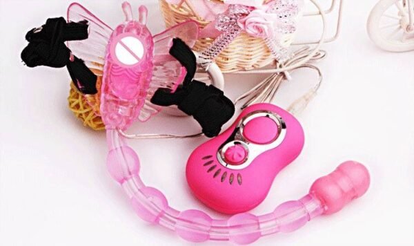 Butterfly Design Double Satisfaction 7 Speed Strap-On Dildo Adult Products Butterfly Design Double Satisfaction 7 Speed Strap-On Dildo Adult Products Material: Silicone