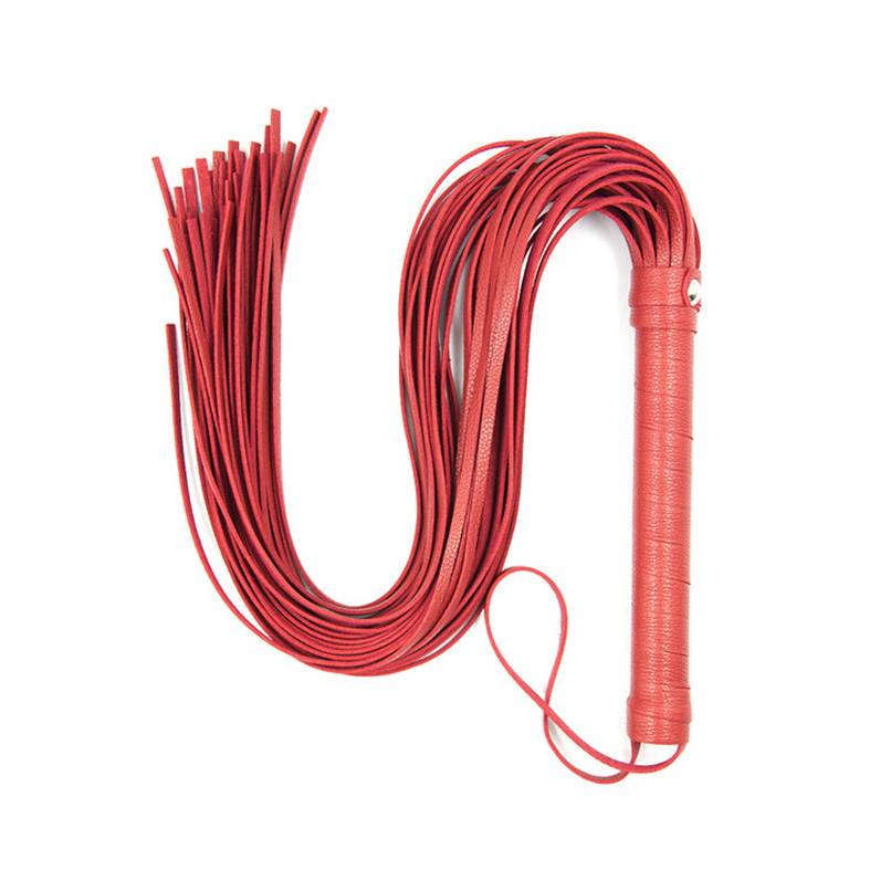 Cute Convenient Soft Leather Fetish Whip Adult Products cb5feb1b7314637725a2e7: Black|Red