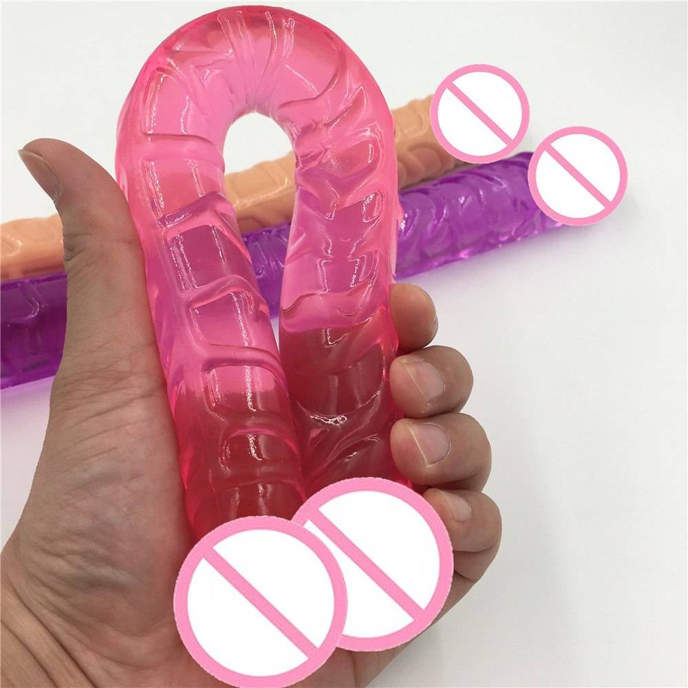 Flexible Long Double Dildos Adult Products cb5feb1b7314637725a2e7: Flesh|Pink|Purple