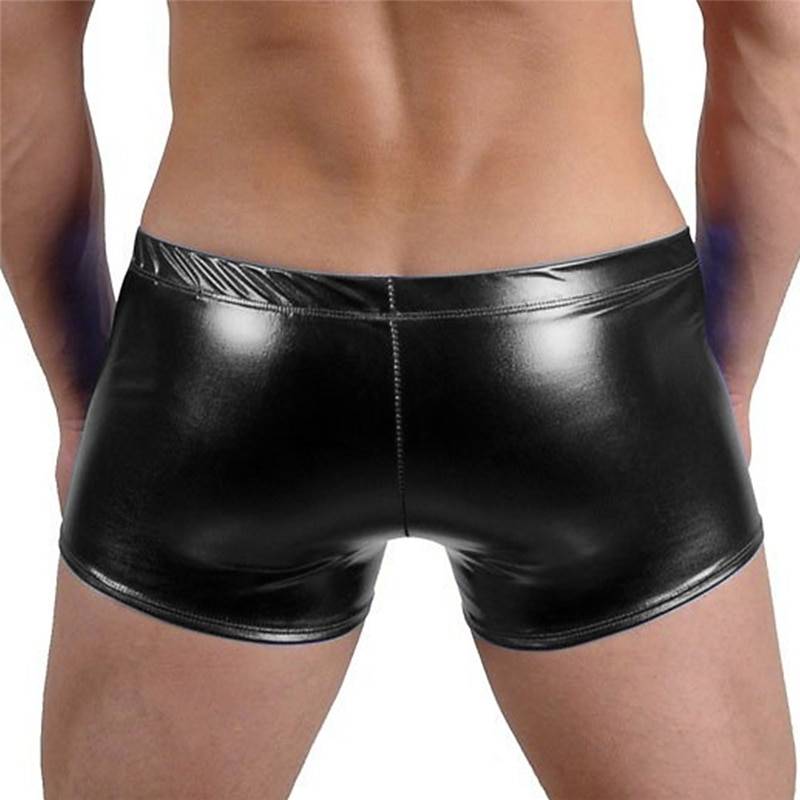 Men’s Lace Up Metallic Boxers Adult Products cb5feb1b7314637725a2e7: Black|Blue|Gold|Silver