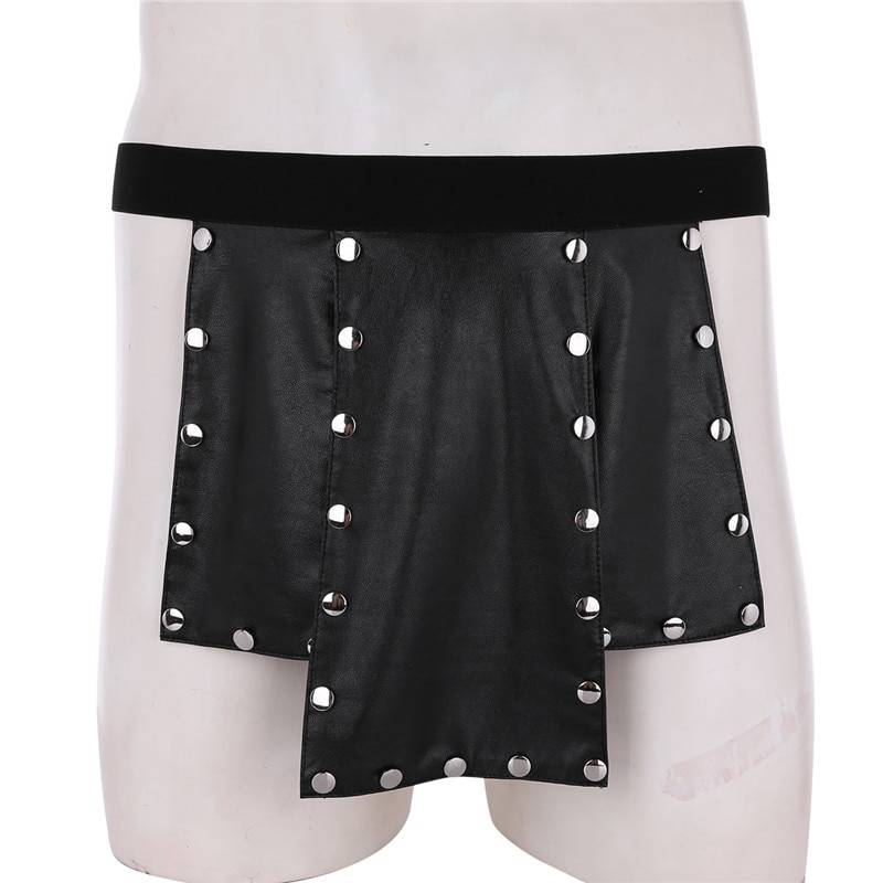 Men’s Rivet Sexy Kilt Adult Products cb5feb1b7314637725a2e7: Black