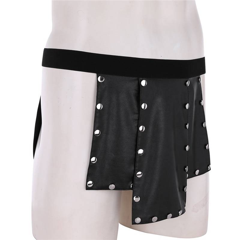 Men’s Rivet Sexy Kilt Adult Products cb5feb1b7314637725a2e7: Black