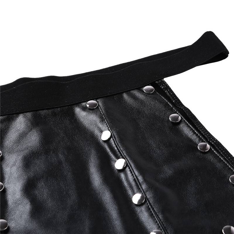 Men’s Rivet Sexy Kilt Adult Products cb5feb1b7314637725a2e7: Black