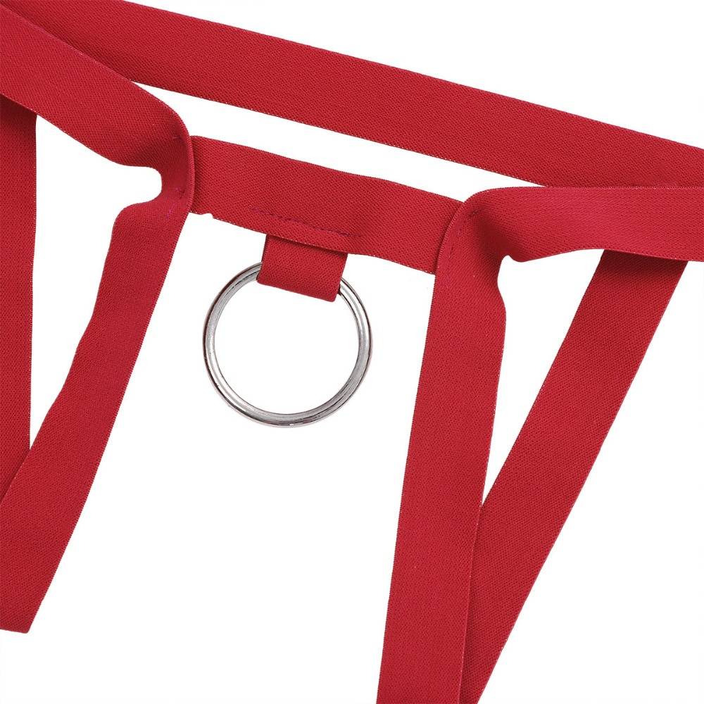 Men’s Strappy Crotchless Briefs Adult Products cb5feb1b7314637725a2e7: Black|Blue|Pink|Red|White