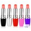 Portable Waterproof Lipstick Design Vibrator Adult Products cb5feb1b7314637725a2e7: Black|Pink|Purple|Red|Silver