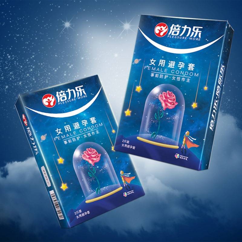 Set of 2 Ultra Thin Female Condoms Adult Products