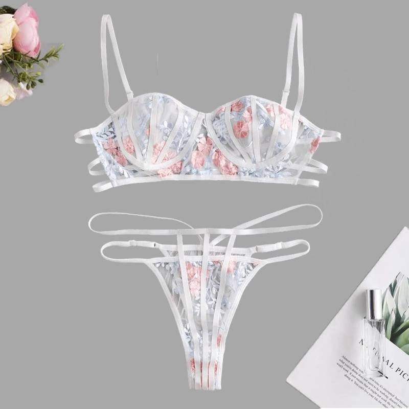Set of Soft White Bra and Panty for Women Adult Products cb5feb1b7314637725a2e7: White
