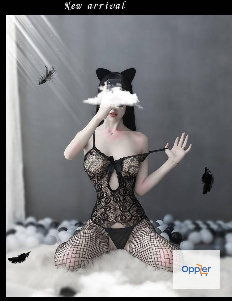 Sexy Fishnet Body Stocking Adult Products cb5feb1b7314637725a2e7: Black
