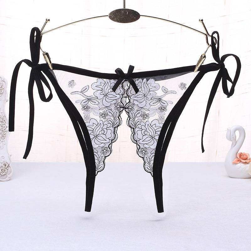 Sexy Transparent Open Crotch Panties Adult Products cb5feb1b7314637725a2e7: Blue|Pink|Red|White