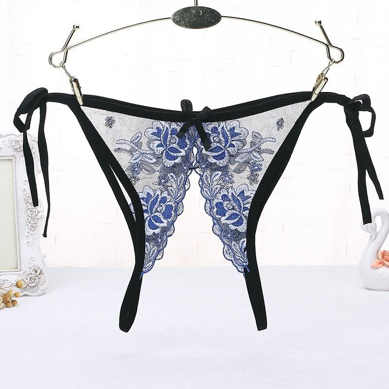 Sexy Transparent Open Crotch Panties