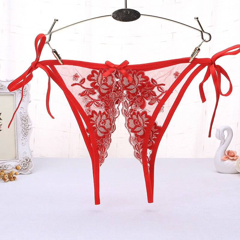 Sexy Transparent Open Crotch Panties