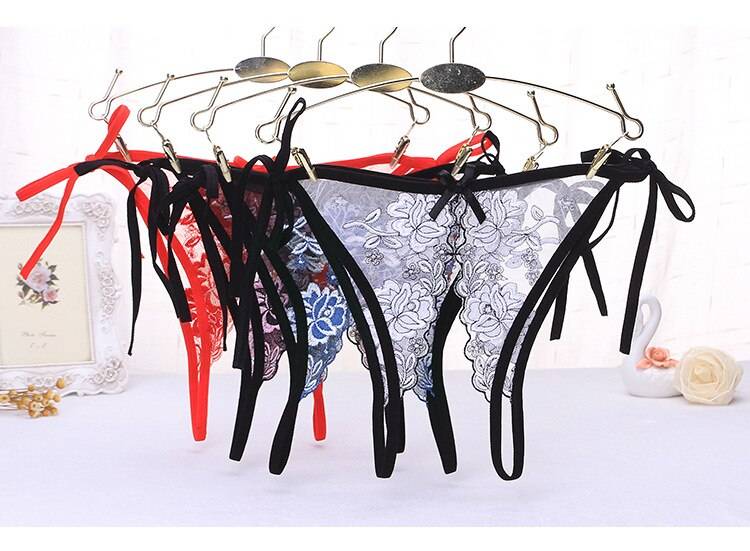 Sexy Transparent Open Crotch Panties