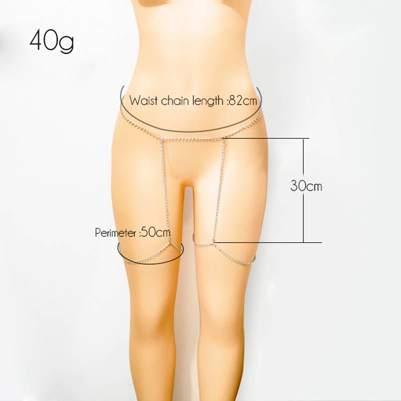 Women’s Sexy Line Crystal Waist Chain Adult Products 8d255f28538fbae46aeae7: Gold|Silver