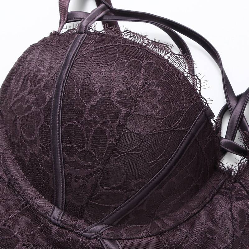 Women’s Sheer Laces Push Up Bodysuit Adult Products cb5feb1b7314637725a2e7: Black|Dark Green|Dark Purple|Red|White