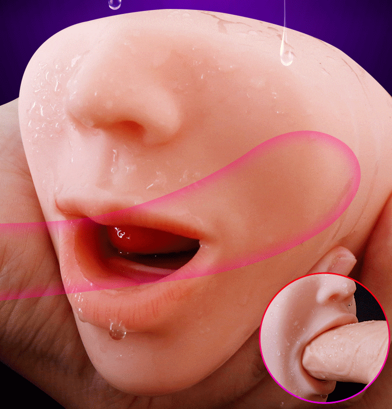 3D Deep Throat Men's Masturbator