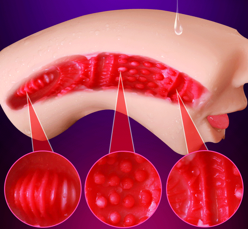 3D Deep Throat Men's Masturbator