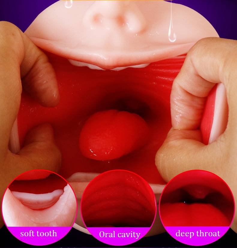 3D Deep Throat Men's Masturbator
