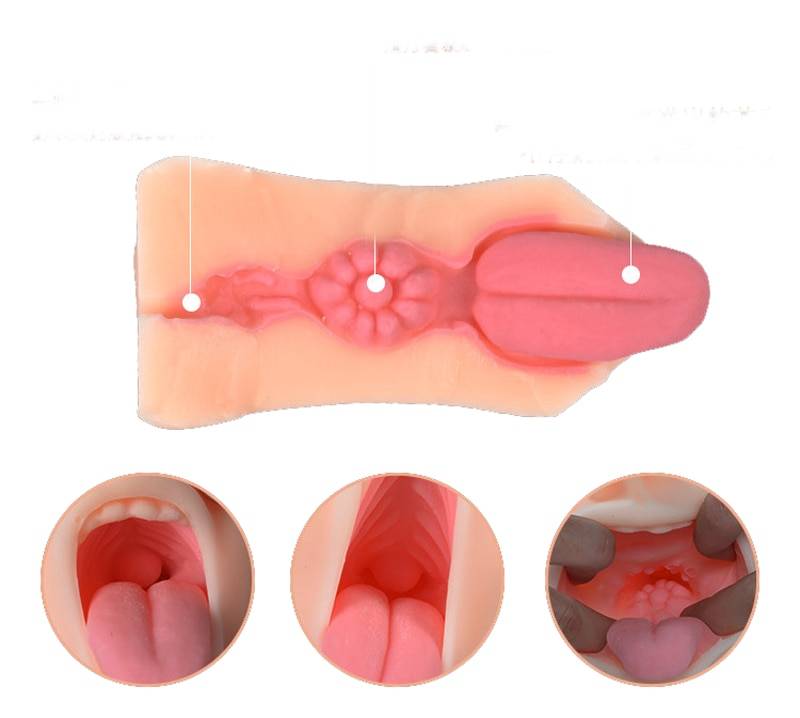 3D Deep Throat Men's Masturbator