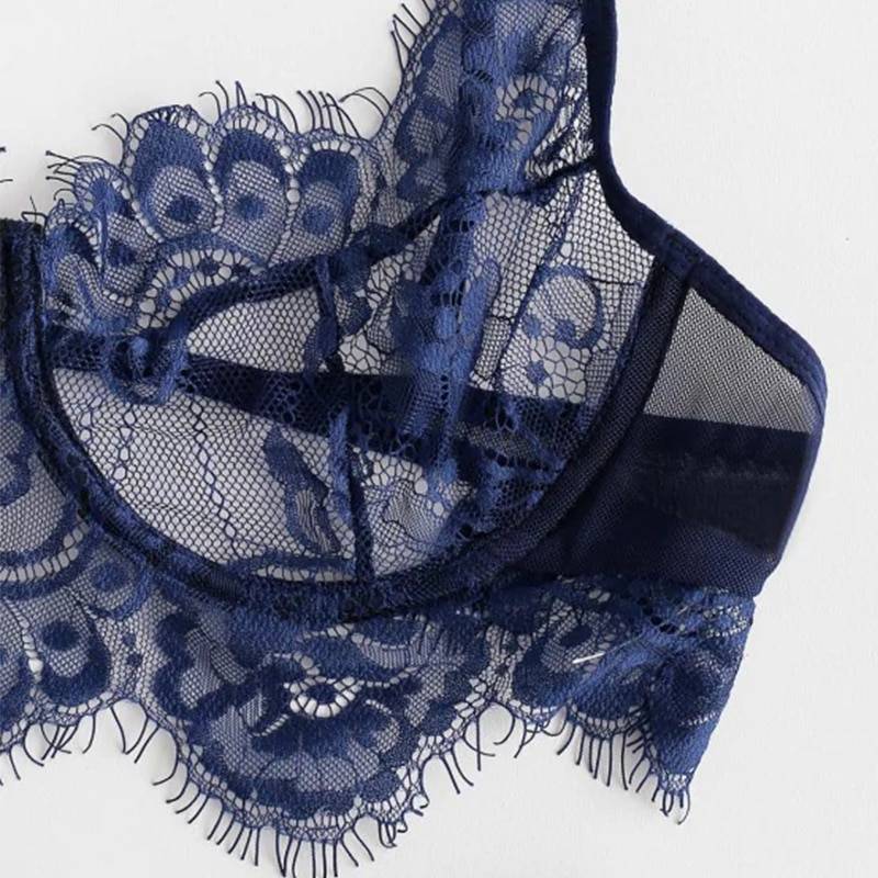 Ultra-Thin Women’s Set of Bra and Panty in Blue Adult Products cb5feb1b7314637725a2e7: Blue