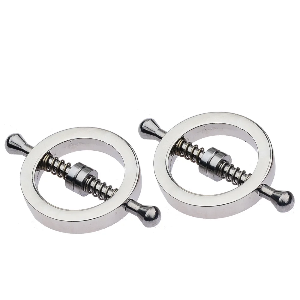 1 Pair Nipple Clamps Breast Clips Nipple Stimulator Erotic Toys Sex Slave Restraints Sex Toys for Couple Adult Games Sex Toys For Women cb5feb1b7314637725a2e7: A|B|C