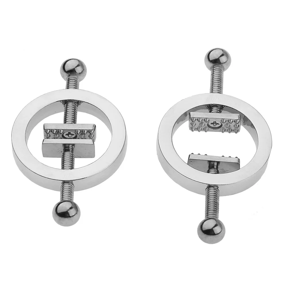 1 Pair Nipple Clamps Breast Clips Nipple Stimulator Erotic Toys Sex Slave Restraints Sex Toys for Couple Adult Games Sex Toys For Women cb5feb1b7314637725a2e7: A|B|C