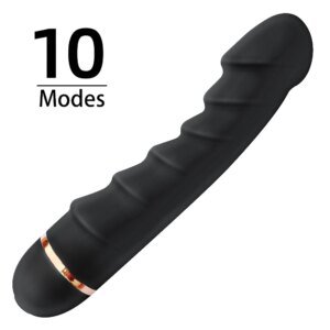 10 Modes Vibrator Soft Silicone Dildo Realistic Penis Strong Motor G-spot Clitoral Stimulator Female Masturbator Adult Sex Toys Vibrators cb5feb1b7314637725a2e7: Black|Pink|Purple