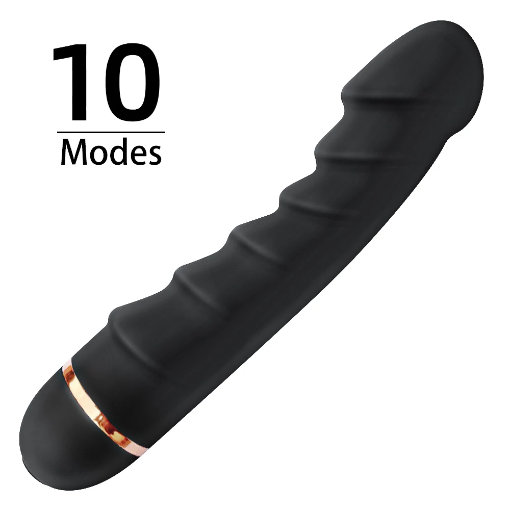 10 Modes Vibrator Soft Silicone Dildo Realistic Penis Strong Motor G-spot Clitoral Stimulator Female Masturbator Adult Sex Toys Vibrators cb5feb1b7314637725a2e7: Black|Pink|Purple