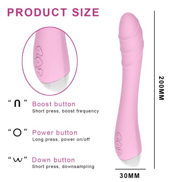 10 Speed Dildo Sex Toys Vibrator for Women Clitoris G Spot Stimulator Rechargeable Vibrator Female Masturbator Adult Sex Shop Vibrators cb5feb1b7314637725a2e7: Blue with Box|Pink with Box