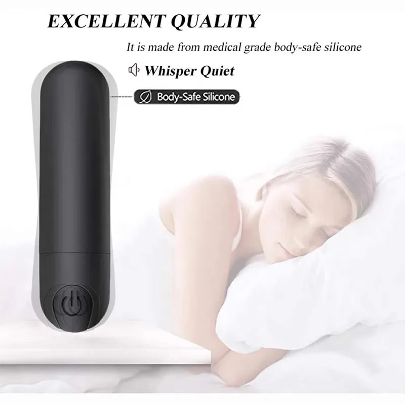 10 Speed Mini Bullet Vibrator for Women Rechargeable Wireless Vibrating Anal Bullet Clitoral Stimulator Dildo for Adult Sex Toys Sex Toys For Women cb5feb1b7314637725a2e7: Black|Purple