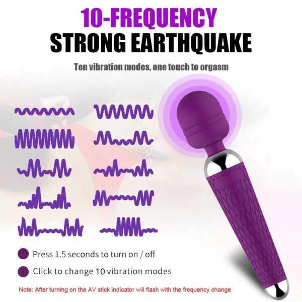 10 Speed Vibrator Sex Toys for Woman Dildo Magic Wand Anal Clitoris Stimulator Wireless Vibrator Female Masturbator Sexy Toys 18 Sex Toys For Women cb5feb1b7314637725a2e7: a-black|A-Deep Purple|a-pink