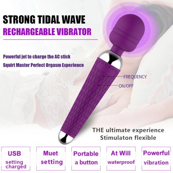 10 Speed Vibrator Sex Toys for Woman Dildo Magic Wand Anal Clitoris Stimulator Wireless Vibrator Female Masturbator Sexy Toys 18 Sex Toys For Women cb5feb1b7314637725a2e7: a-black|A-Deep Purple|a-pink