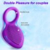 Penis Ring Vibrating Clitoris Stimulator G Spot Sex Toys For Couple Vibro Delay Lick Vagina Orgasm Lock Fine Sleeve Vibrator Sex Toys For Couple cb5feb1b7314637725a2e7: Black|Purple