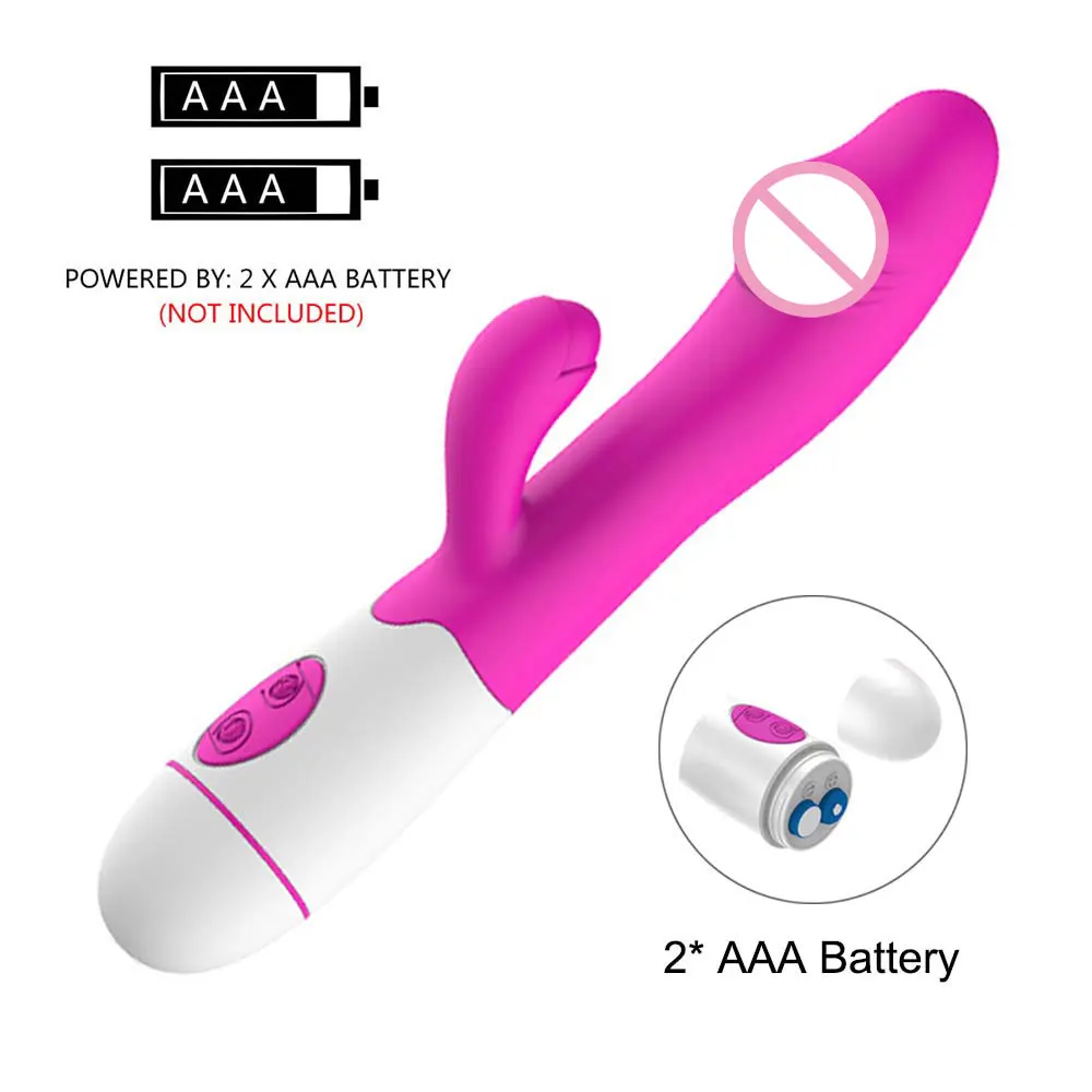 30 Speed Rechargeable Handheld Silicone Adult Clit Clitoral Clitoris Sex Toy G Spot Dual Motor Rabbit Vibrator for Women Female Vibrators cb5feb1b7314637725a2e7: Black-AAA-battery|Black-Rechargeable|Blue-AAA-battery|Blue-Rechargeable|Purple-AAA-battery|Purple-Rechargeable|Red-AAA-battery|Red-Rechargeable
